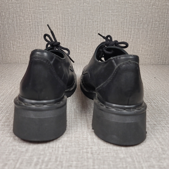 Dr. Doc Martens 9264 Loafers Black Leather Shoes Men's Size 7 Women's 8.5 - Picture 4 of 12